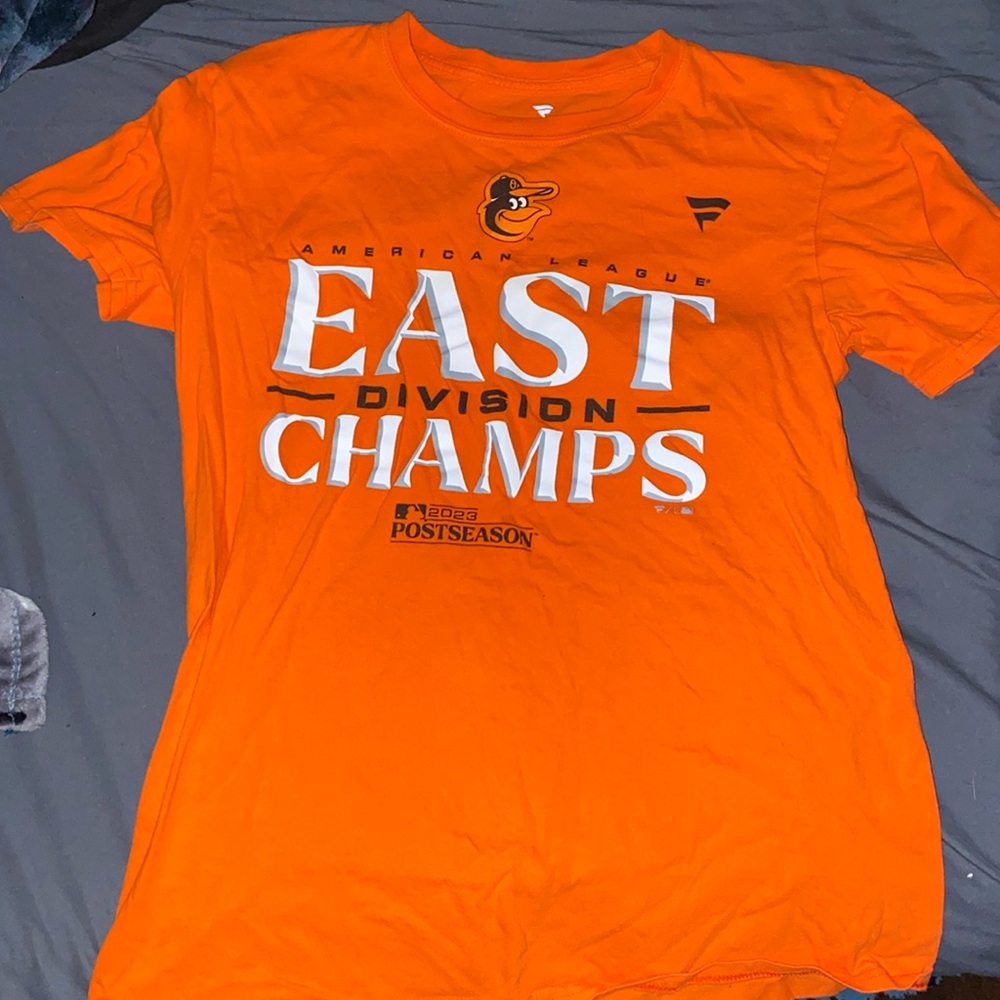 Orioles east division championship fanatics tee shirt